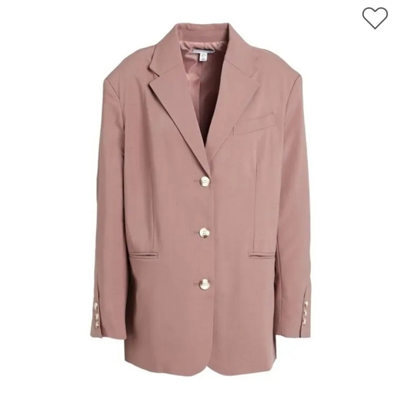 Topshop Women's Blazer in Mauve. Oversized. Size 6. - Picture 1 of 3